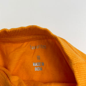 Boys Favourites, orange cotton tee / top, GUC, size 10,  