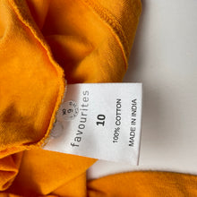 Load image into Gallery viewer, Boys Favourites, orange cotton tee / top, GUC, size 10,  