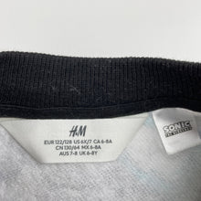 Load image into Gallery viewer, Boys H&amp;M, SONIC THE HEDGEHOG fleece lined sweater / jumper, GUC, size 7-8,  