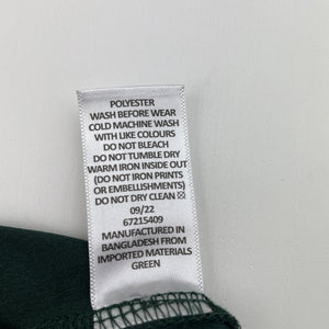Unisex Target, dark green school polo top, EUC, size 3-4,  