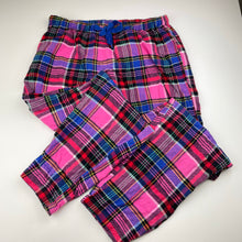 Load image into Gallery viewer, Girls Peter Alexander, checked flannel cotton winter pyjamas, GUC, size 14,  