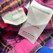 Load image into Gallery viewer, Girls Peter Alexander, checked flannel cotton winter pyjamas, GUC, size 14,  