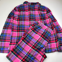 Load image into Gallery viewer, Girls Peter Alexander, checked flannel cotton winter pyjamas, GUC, size 14,  