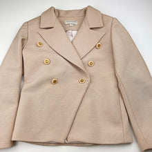 Load image into Gallery viewer, Girls Child by Petals Ink, gold ribbed jacket / blazer, EUC, size 7,  