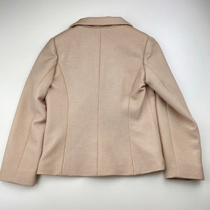 Girls Child by Petals Ink, gold ribbed jacket / blazer, EUC, size 7,  