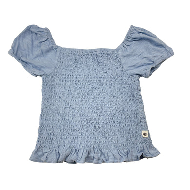 Girls Piping Hot, shirred cotton top, GUC, size 6,  