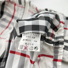Load image into Gallery viewer, Girls Mari, checked lightweight jacket / coat, armpit to armpit: 33cm, armpit to cuff: 29cm, FUC, size 4-5,  