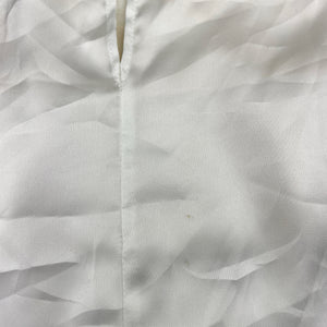 Girls Child by Petals Ink, lightweight cream & gold top, EUC, size 7,  