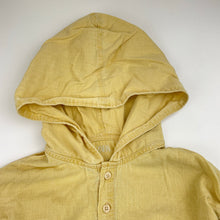 Load image into Gallery viewer, Boys Zara, lightweight cotton hooded long sleeve shirt, GUC, size 7,  