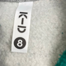 Load image into Gallery viewer, Boys KID, green &amp; grey fleece lined hoodie sweater, pilling, FUC, size 8,  