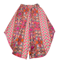 Load image into Gallery viewer, Girls SHEIN, colourful lightweight pants, elasticated, Inside leg: 37cm, EUC, size 4,  