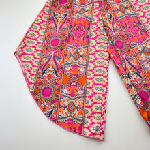 Load image into Gallery viewer, Girls SHEIN, colourful lightweight pants, elasticated, Inside leg: 37cm, EUC, size 4,  