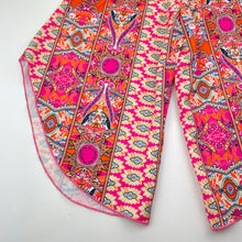 Load image into Gallery viewer, Girls SHEIN, colourful lightweight pants, elasticated, Inside leg: 37cm, EUC, size 4,  