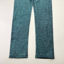 Load image into Gallery viewer, Girls Country Road, blue &amp; silver metallic leggings, elasticated, Inside leg: 54cm, EUC, size 8,  