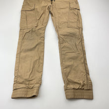 Load image into Gallery viewer, Boys Indie, stretch cotton cargo pants, elasticated, FUC, size 7,  