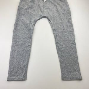 Unisex Alfaberry, grey marle stretchy pants, elasticated, GUC, size 7,  
