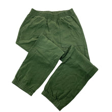 Load image into Gallery viewer, Boys khaki, lightweight casual pants, elasticated, no labels, Inside leg: 49m, W: 27cm across unstretched, GUC, size 7-8,  