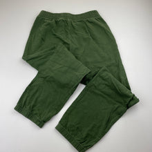 Load image into Gallery viewer, Boys khaki, lightweight casual pants, elasticated, no labels, Inside leg: 49m, W: 27cm across unstretched, GUC, size 7-8,  