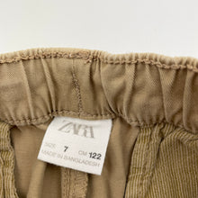 Load image into Gallery viewer, Boys Zara, casual pants, elasticated, Inside leg: 46cm, GUC, size 7,  