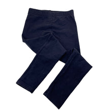 Load image into Gallery viewer, Girls H&amp;M, navy fleece lined leggings, elasticated, Inside leg: 47cm, GUC, size 7,  