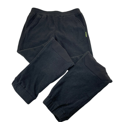 Unisex Kathmandu, black fleece pants, elasticated, Inside leg: 67cm, GUC, size 12,  