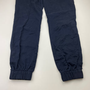 Boys Anko, navy casual pants, elasticated, Inside leg: 65cm, EUC, size 14,  