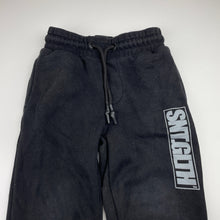Load image into Gallery viewer, Boys St Goliath, black fleece lined track pants, elasticated, Inside leg: 37.5cm, GUC, size 4,  