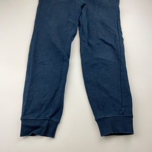 Boys Anko, navy cotton track pants, elasticated, Inside leg: 53cm, FUC, size 10,  