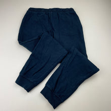 Load image into Gallery viewer, Boys Anko, navy cotton track pants, elasticated, Inside leg: 53cm, FUC, size 10,  