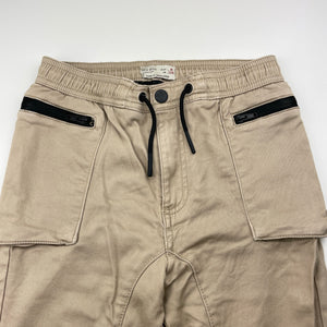 Boys Zara, casual pants, elasticated, Inside leg: 57cm, EUC, size 8,  