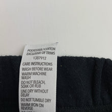 Load image into Gallery viewer, Unisex Brilliant Basics, black fleece lined track pants, pilling, Inside leg: 52cm, FUC, size 8,  