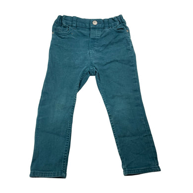Boys H&M, stretch denim pants, adjustable, Inside leg: 30.5cm, FUC, size 2,  
