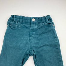 Load image into Gallery viewer, Boys H&amp;M, stretch denim pants, adjustable, Inside leg: 30.5cm, FUC, size 2,  