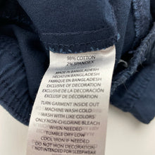 Load image into Gallery viewer, Boys DKNY, navy stretch cotton cargo pants, elasticated, Inside leg: 36.5cm, EUC, size 4,  