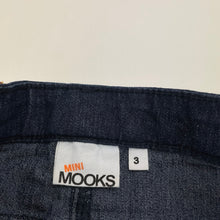 Load image into Gallery viewer, Boys Mooks, ripped knee stretch denim jeans, adjustable, Inside leg: 36.5cm, EUC, size 3,  