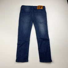 Load image into Gallery viewer, Boys Mooks, ripped knee stretch denim jeans, adjustable, Inside leg: 36.5cm, EUC, size 3,  