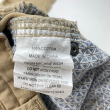 Load image into Gallery viewer, Boys Baker by Ted Baker, soft feel cotton pants, elasticated, no size, Inside leg: 30.5cm, W: 26cm across unstretched, FUC, size 2,  