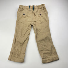 Load image into Gallery viewer, Boys Baker by Ted Baker, soft feel cotton pants, elasticated, no size, Inside leg: 30.5cm, W: 26cm across unstretched, FUC, size 2,  