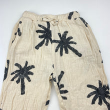 Load image into Gallery viewer, Girls Zara, lightweight cotton pants, elasticated, Inside leg: 31.5cm, EUC, size 3-4,  