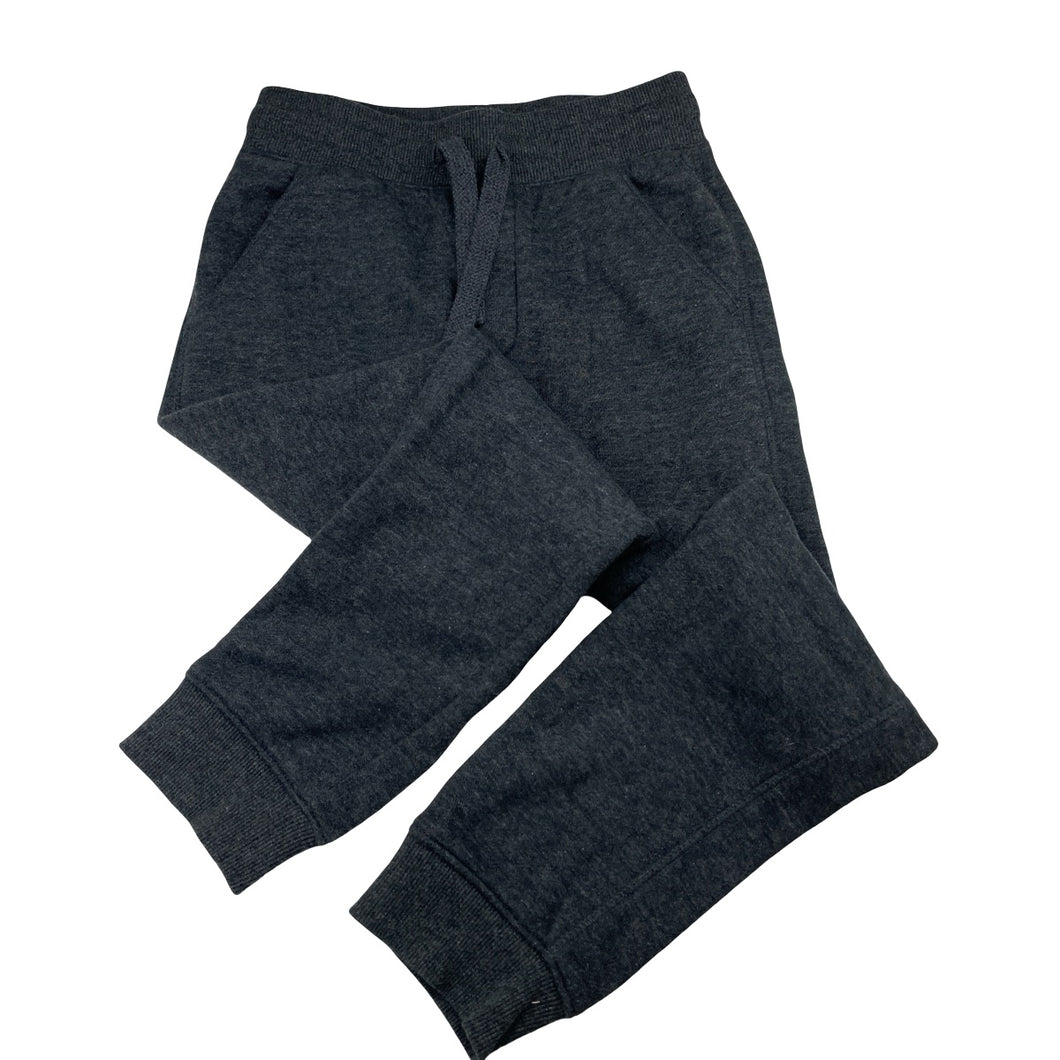 Boys Target, grey fleece lined track pants, elasticated, Inside leg: 52cm, EUC, size 7,  