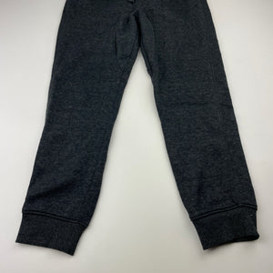 Boys Target, grey fleece lined track pants, elasticated, Inside leg: 52cm, EUC, size 7,  