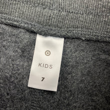 Load image into Gallery viewer, Boys Target, grey fleece lined track pants, elasticated, Inside leg: 52cm, EUC, size 7,  