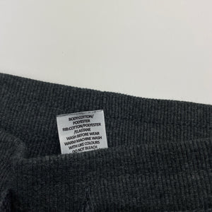 Boys Target, grey fleece lined track pants, elasticated, Inside leg: 52cm, EUC, size 7,  