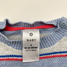 Load image into Gallery viewer, Boys Target, knitted cotton lightweight sweater / jumper, FUC, size 2,  