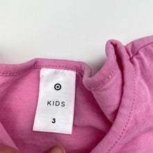 Load image into Gallery viewer, Girls Target, pink cotton tee / top, EUC, size 3,  
