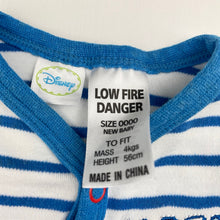 Load image into Gallery viewer, Boys Disney, Mickey Mouse embroidered cotton coverall / romper, FUC, size 0000,  