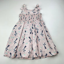 Load image into Gallery viewer, Girls Kids &amp; Co, lightweight cotton summer dress, birds, FUC, size 2, L: 50cm