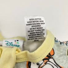 Load image into Gallery viewer, Unisex Disney, Winnie the Pooh cotton zip coverall / romper, GUC, size 000,  