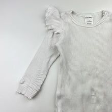 Load image into Gallery viewer, Girls Baby Berry, ribbed stretchy bodysuit / romper, GUC, size 1,  