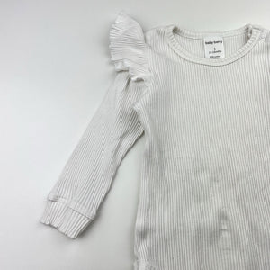 Girls Baby Berry, ribbed stretchy bodysuit / romper, GUC, size 1,  